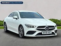 White Used 2019 Mercedes CLA200 AMG line Coupe | £19,849 (Fair price)
