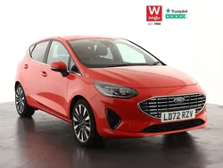 Red Used 2022 Ford Fiesta Titanium X Hatchback | £13,549 (Fair price)