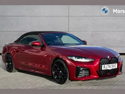 Fire red Used 2024 BMW 420 M Sport Cabriolet | £44,427 (Expensive)