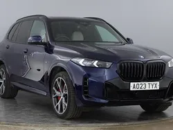 Blue Used 2023 BMW X5 M Sport SUV | £62,521 (Fair price)