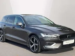 Platinum grey Used 2022 Volvo V60 Plus Estate | £32,843 (Fair price)
