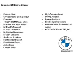 Blue Used 2024 BMW M4 Competition Edition Coupe | £62,995 (Fair price)