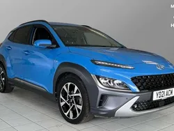 Blue Used 2021 Hyundai Kona Ultimate SUV | £15,017 (Fair price)