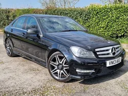 Black Used 2013 Mercedes C250 AMG Sedan | £6,935 (Fair price)