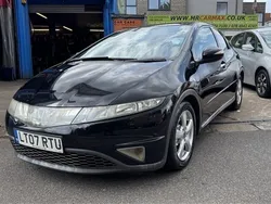 Black Used 2007 Honda Civic ES Hatchback | £2,950 (Good price)