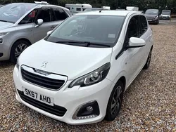 White Used 2017 Peugeot 108 Allure Hatchback | £5,995 (Fair price)