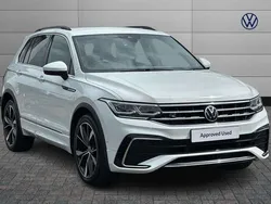 White Used 2021 VW Tiguan R-line SUV | £27,990 (Fair price)