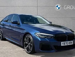 Blue Used 2020 BMW 520 M Sport Sedan | £25,990 (A bit pricey)