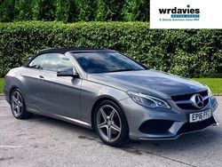 Silver Used 2016 Mercedes E220 AMG line Cabriolet | £15,495 (Good price)