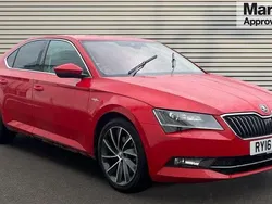 Corrida red Used 2016 Skoda Superb Hatchback | £12,995 (Fair price)