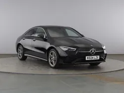 Cosmos black metallic Used 2024 Mercedes CLA250e Executive Sedan | £28,900 (Fair price)