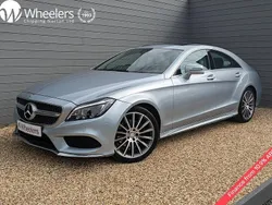 Silver Used 2016 Mercedes CLS220 AMG Line Premium Coupe | £14,750 (Fair price)
