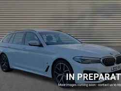 White Used 2022 BMW 520 M Sport Estate | £24,917 (Super price)
