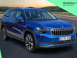 Race blue metallic Used 2025 Skoda Kodiaq SE L SUV | £35,873 (Expensive)