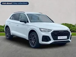 White Used 2024 Audi Q5 Black Edition SUV | £37,581 (Fair price)
