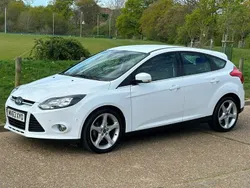 Frozen white Used 2013 Ford Focus Titanium Hatchback | £5,995 (A bit pricey)