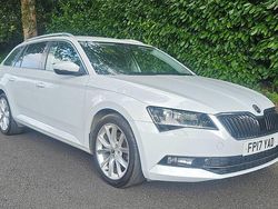 White Used 2017 Skoda Superb SE L Executive Estate | £4,895