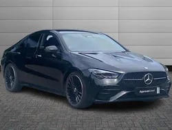 Cosmos black Used 2023 Mercedes CLA220 AMG Line Premium Plus Sedan | £32,350 (Expensive)