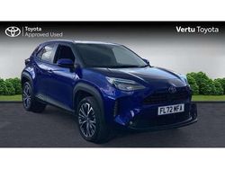 Blue Used 2022 Toyota Yaris Hybrid SUV | £21,330 (A bit pricey)