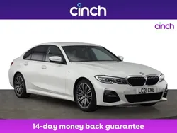 White Used 2021 BMW 330 M Sport Sedan | £26,599 (Fair price)