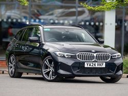Black Used 2024 BMW 320 M Sport Estate | £31,498 (Fair price)