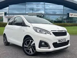 White Used 2021 Peugeot 108 Allure Hatchback | £9,000 (Fair price)