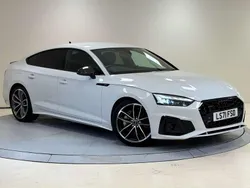 White Used 2021 Audi A5 Sportback S-Line Coupe | £26,595 (Expensive)