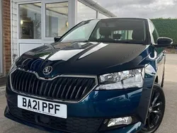 Blue Used 2021 Skoda Fabia Colour Edition Hatchback | £11,895 (Fair price)