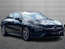 Cosmos black Used 2019 Mercedes CLA200 AMG line Sedan | £18,995 (Fair price)