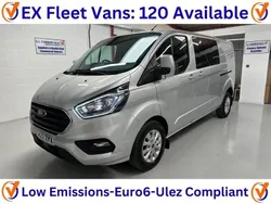 Silver Used 2022 Ford Transit Custom Limited Van | £23,499 (Expensive)