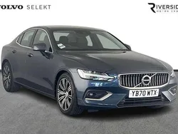 Denim blue Used 2020 Volvo S60 Inscription Sedan | £20,990 (Fair price)