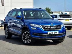 Race blue Used 2021 Skoda Kodiaq SE Drive SUV | £23,995 (Fair price)