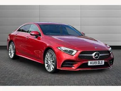 Red Used 2019 Mercedes CLS400 AMG Line Premium Plus Coupe | £26,450 (Fair price)