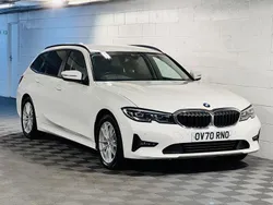 White Used 2020 BMW 330e Estate | £9,989 (Good price)