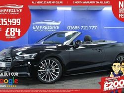 Black Used 2019 Audi A5 Cabriolet S-Line Cabriolet | £15,999 (Fair price)