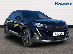 Black Used 2023 Peugeot 2008 Allure+ SUV | £17,449 (A bit pricey)