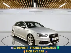 Silver Used 2014 Audi A3 Sportback S-Line Hatchback | £7,499 (Fair price)