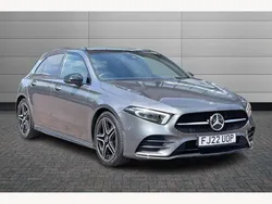 Mountain grey Used 2022 Mercedes A200 AMG Line Premium Plus Hatchback | £24,990 (Expensive)