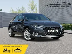 Grey Used 2021 Audi A3 Sportback Sport Hatchback | £15,990 (Fair price)