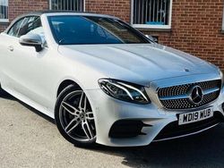 Silver Used 2019 Mercedes E220 AMG line Cabriolet | £17,880 (Fair price)