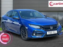 Blue Used 2021 Honda Civic Sport Hatchback | £16,990 (Fair price)