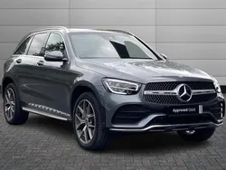 Selenite grey Used 2022 Mercedes GLC300e AMG line Estate | £39,990 (Expensive)