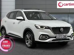 White Used 2022 MG HS Exclusive SUV | £14,199 (Fair price)