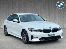 White Used 2021 BMW 330 Sport Line Sedan | £22,800 (Fair price)