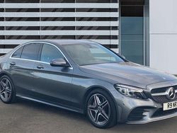 Grey Used 2019 Mercedes C300 AMG line Sedan | £21,778 (Fair price)