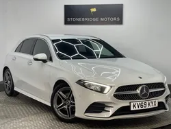 White Used 2019 Mercedes A180 AMG Line Premium Hatchback | £13,999 (Fair price)