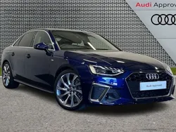 Blue Used 2023 Audi A4 S-Line Sedan | £24,402 (Fair price)
