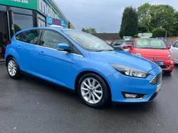Blue Used 2016 Ford Focus Titanium Hatchback | £6,999 (Expensive)