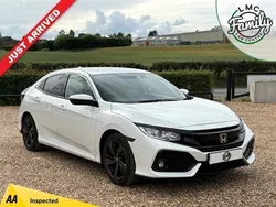 White Used 2018 Honda Civic SR Hatchback | £12,493 (Fair price)