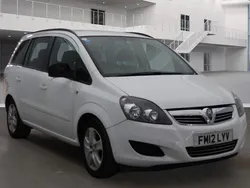 White Used 2012 Vauxhall Zafira MPV | £1,495 (Good price)